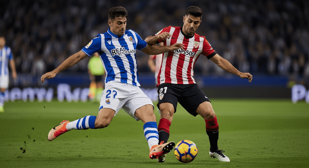 Real Sociedad derrotó a Athletic Club y tomó ventaja en la ida de la semifinal en la Copa del Rey