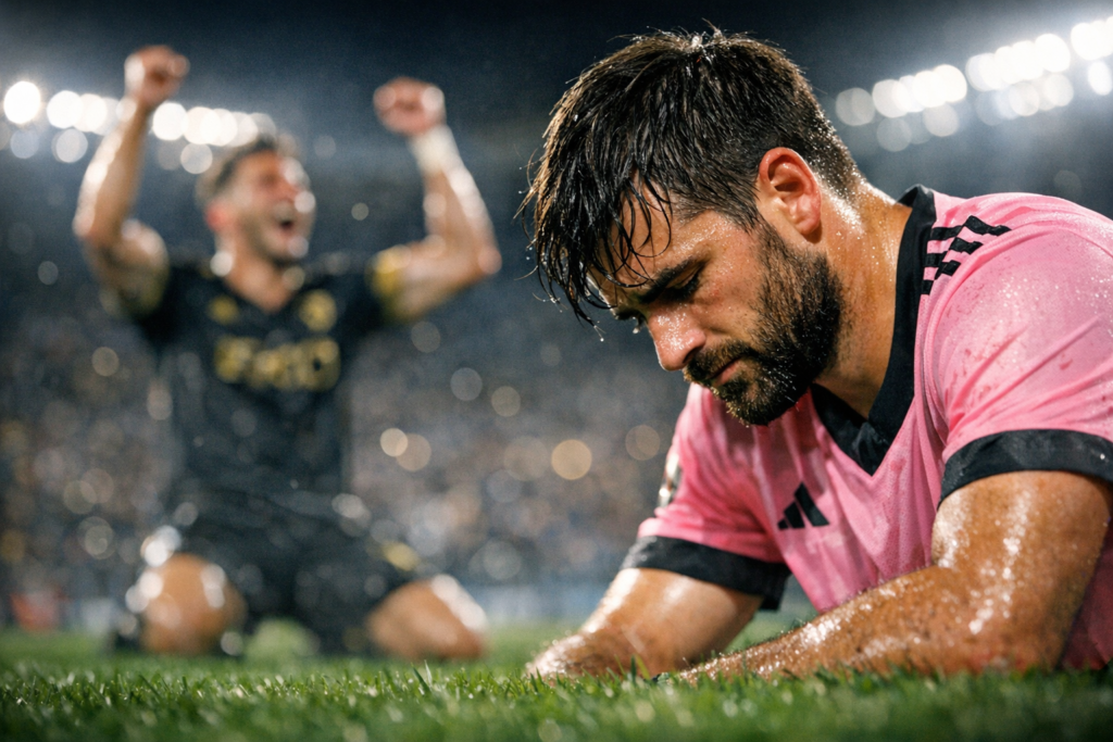 Inter Miami de Lionel Messi debutó con sólida derrota frente a Los Angeles FC en la MLS