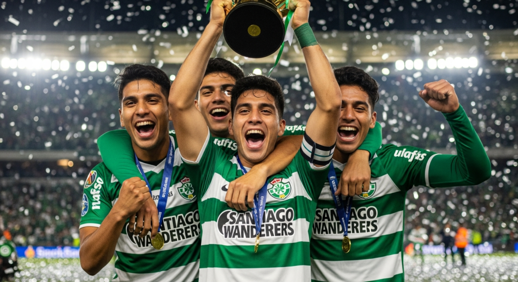 Ciudad teñida de verde: Santiago Wanderers celebró la Copa Libertadores con su gente en la Municipalidad de Valparaíso