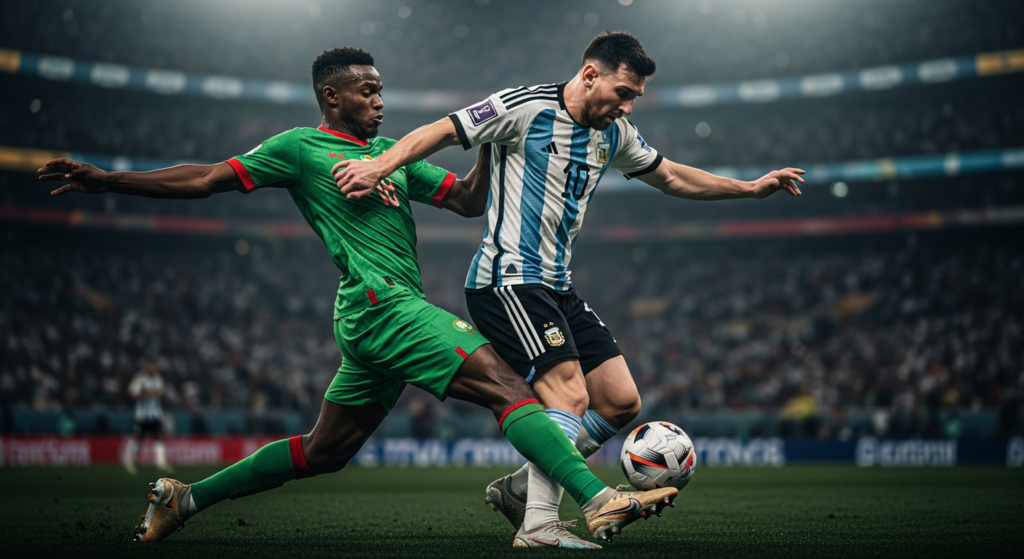 En el día que debían jugar la Finalissima: Argentina derrotó con lo justo a Mauritania en La Bombonera