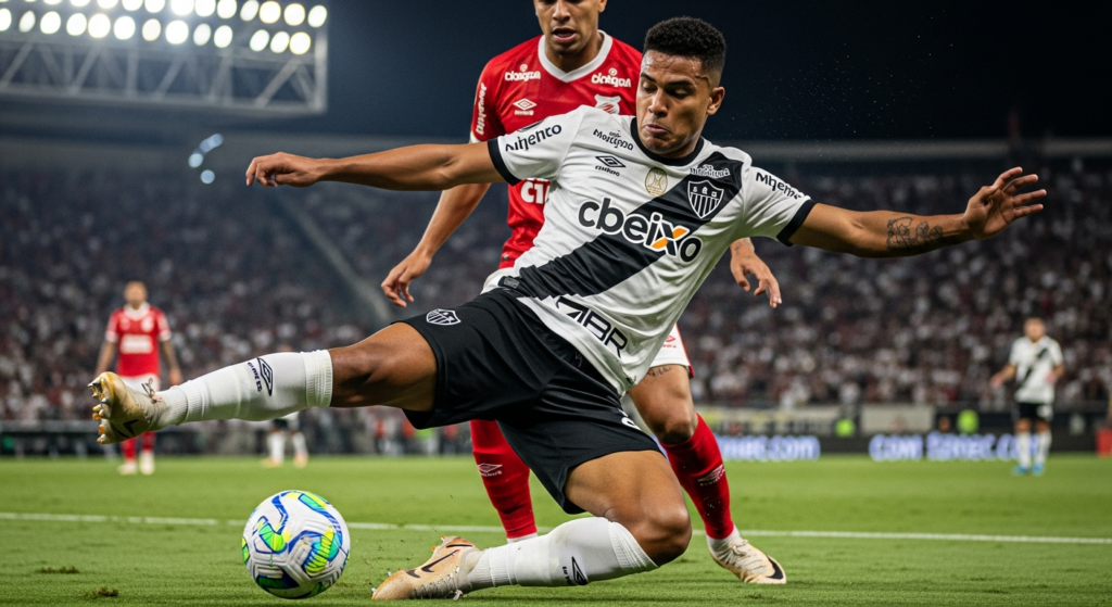 VIDEO | Iván Román fue titular en victoria de Atlético Mineiro frente a Internacional en el Brasileirao