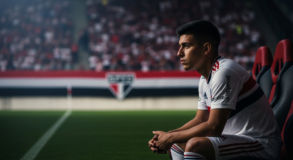 Ni en Copa Brasil es considerado: Gonzalo Tapia solo fue suplente en ajustada victoria de Sao Paulo