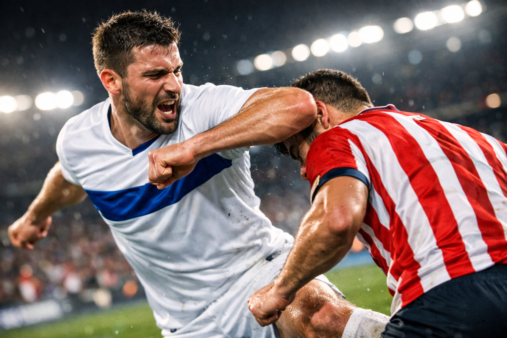 VIDEO | ¿Era para roja? La polémica agresión de Fernando Zampedri en duelo de U. Católica vs. La Calera