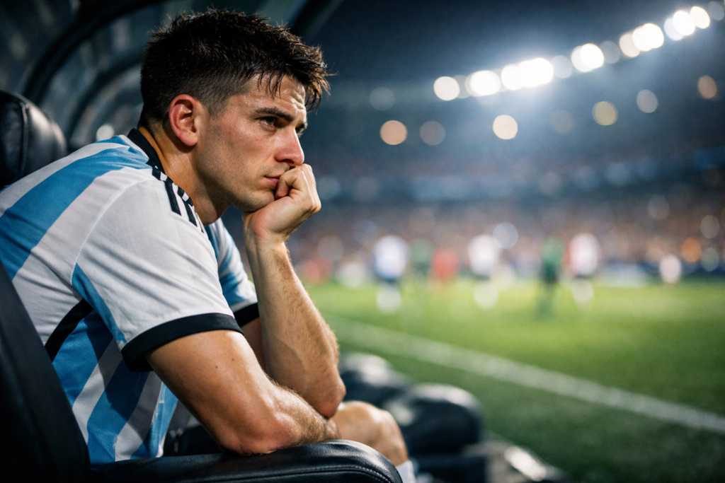 Apernado en la banca: Damián Pizarro sumó cuarto partido sin ver minutos en un Racing que se complicó en Argentina