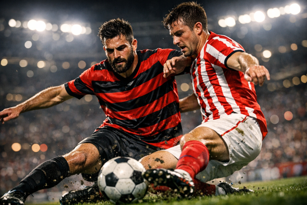 En duelo de candidatos: Flamengo de Pulgar rescató un empate ante Estudiantes por Copa Libertadores