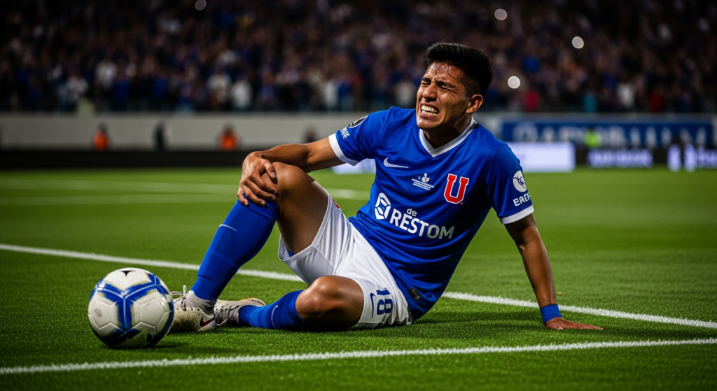 Nuevo dolor de cabeza: Lesión de Zaldivia obliga un verdadero puzzle para Gago en la zaga de la U. de Chile