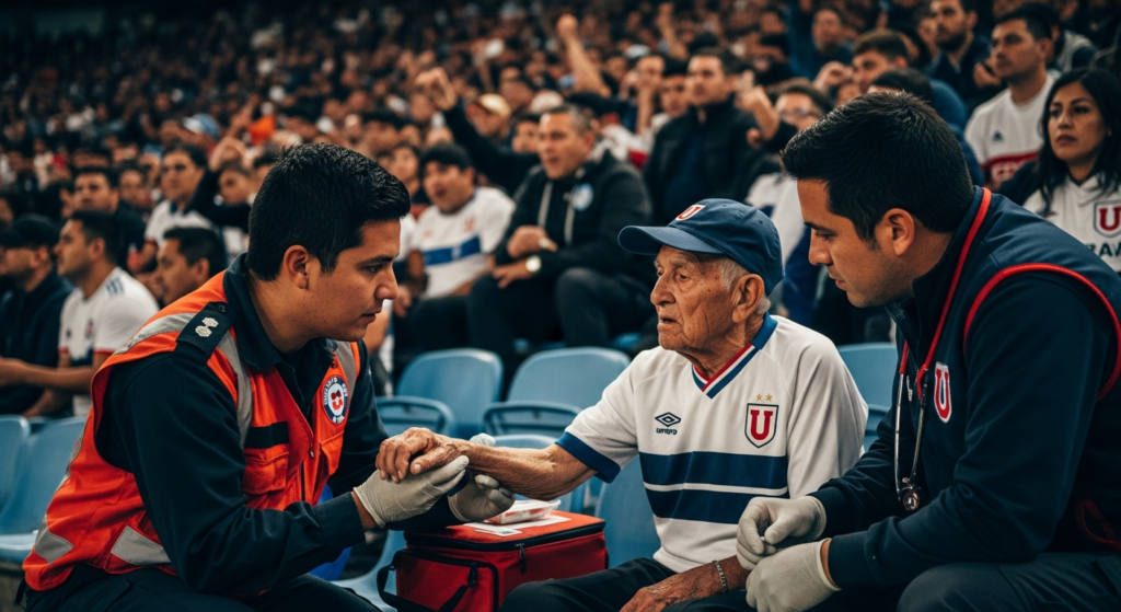 “Evento cardiovascular”: Actualizan estado de hincha de U. Católica que fue reanimado en el Claro Arena