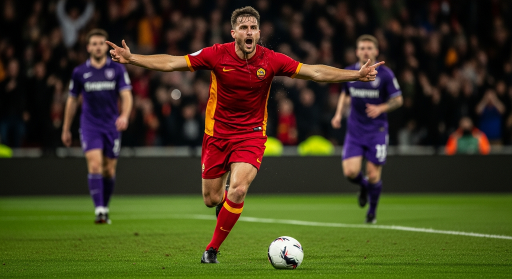 Le puso presión a Juventus: AS Roma goleó a Fiorentina y quedó a un paso de zona de Champions League