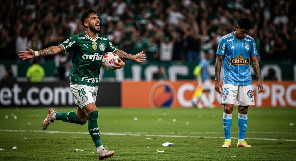 Palmeiras derrotó a Sporting Cristal y se anima para octavos de Copa Libertadores