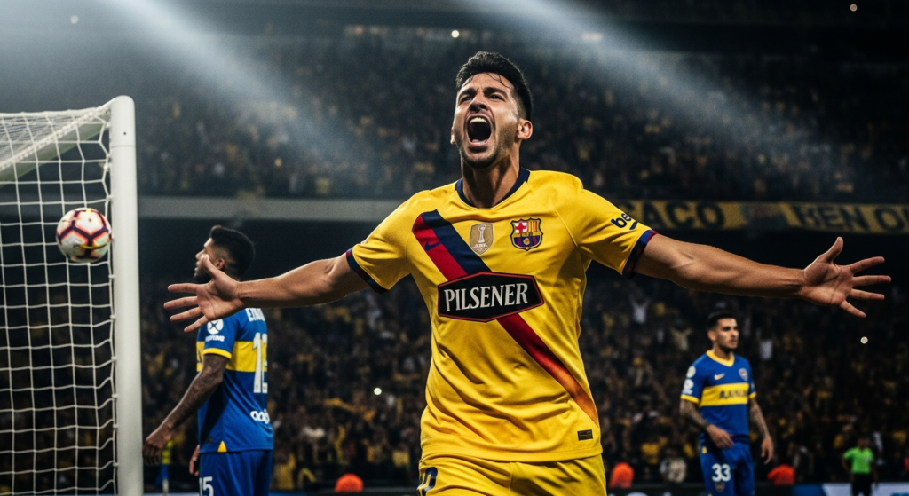 Barcelona le dio una mano a la UC con vital triunfo ante Boca Juniors en Libertadores