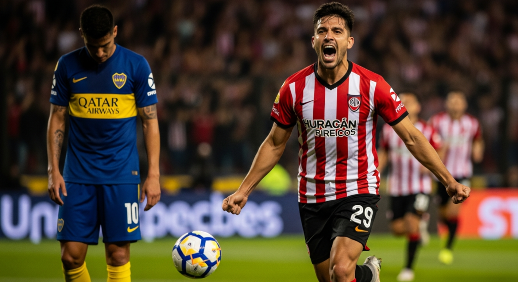Con gol de un ex Colo Colo: Huracán eliminó a Boca Juniors en La Bombonera
