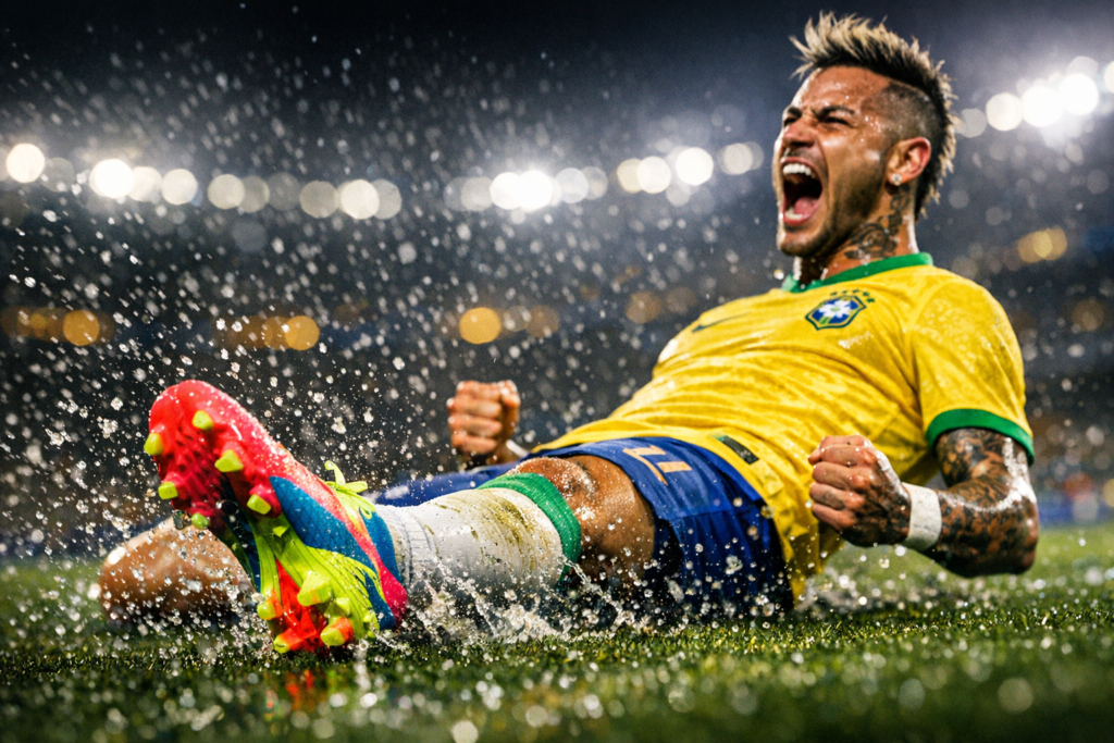 Ancelotti toma nota: Los zapatos con los que Neymar quiere conquistar el Mundial 2026 con Brasil