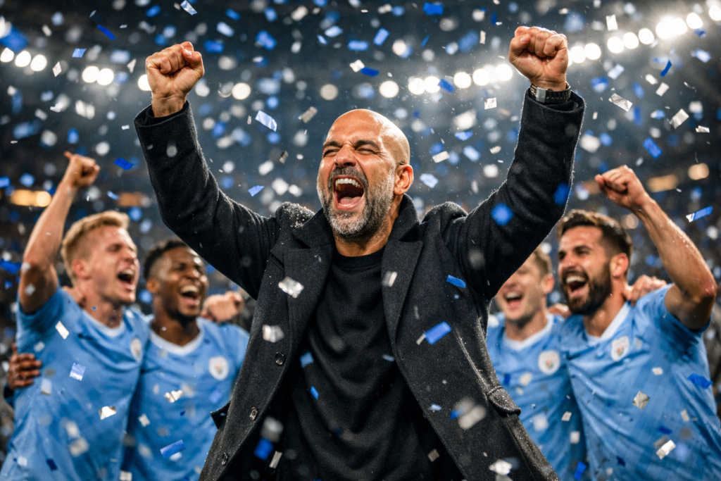 Tras ganar la FA Cup: Pep Guardiola logró histórico registro de títulos con Manchester City