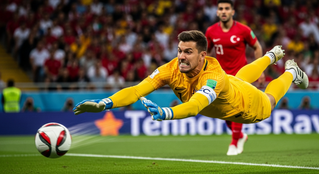 HÉROE | Patrick Beach fue la pesadilla de Turquía y la clave para el debut triunfal de Australia en la Copa del Mundo