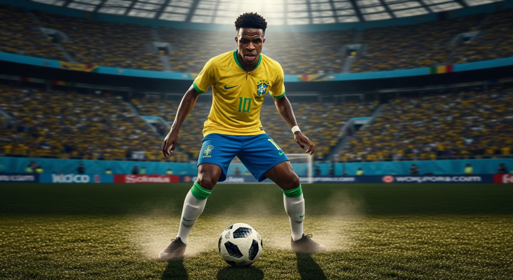 “Vamos a tener que adaptarnos”: Vinicius criticó las canchas del Mundial 2026 tras empate de Brasil