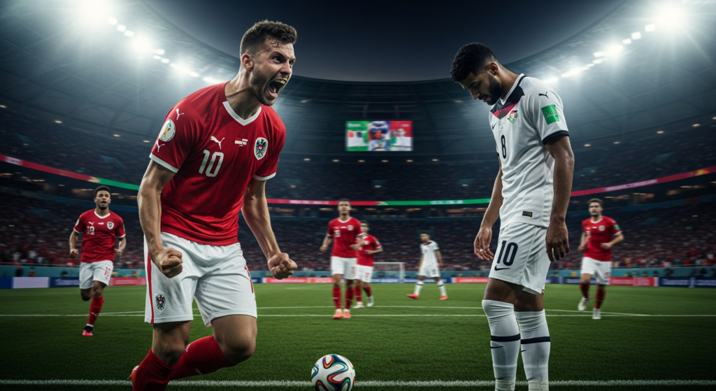 Mundial 2026: Austria trabajó el triunfo ante Jordania y ahora va por Argentina