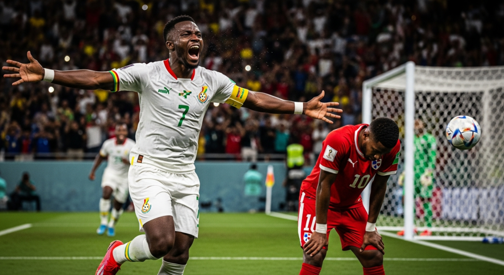 VIDEO | Lo sufrió Waterman: Ghana derrotó en la agonía a Panamá en sufrido debut en el Mundial 2026