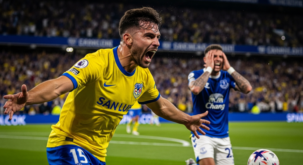 Sonríe Chupete: San Luis salvó agónico empate frente a Everton por Copa Chile