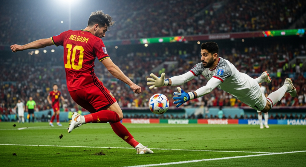 Otra sorpresa del Mundial: Irán contuvo a Bélgica y le sacó un empate en el Mundial 2026