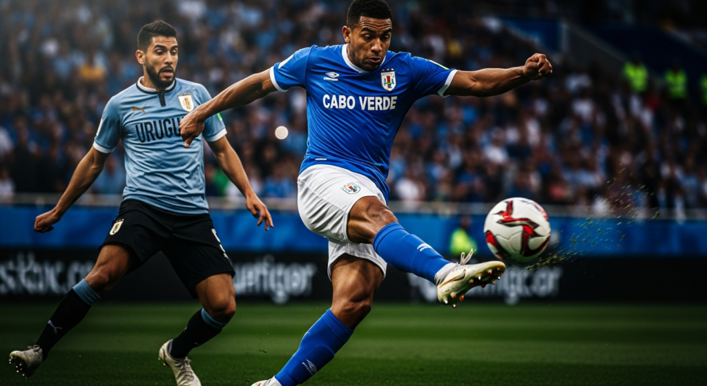 VIDEO | ¡Hito! Cabo Verde le clavó a Uruguay su primer gol en la historia de los Mundiales