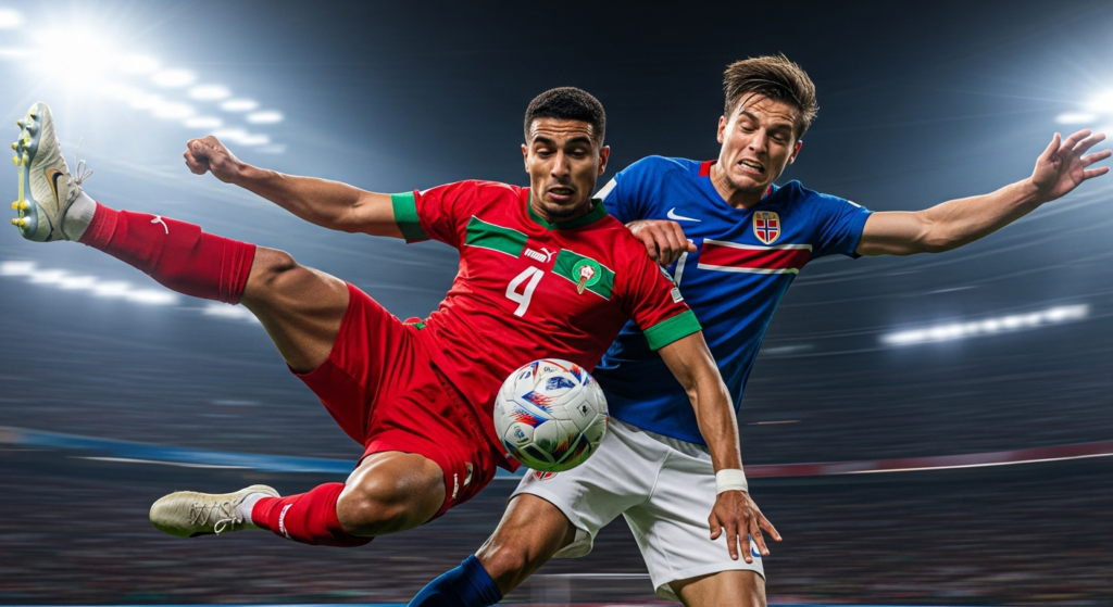 Duelo de mundialistas: Marruecos y Noruega sacaron chispas con empate previo a la Copa del Mundo