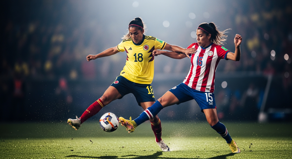 Paraguay sucumbió en guerra de goles ante Colombia y quedó fuera del Mundial Femenino