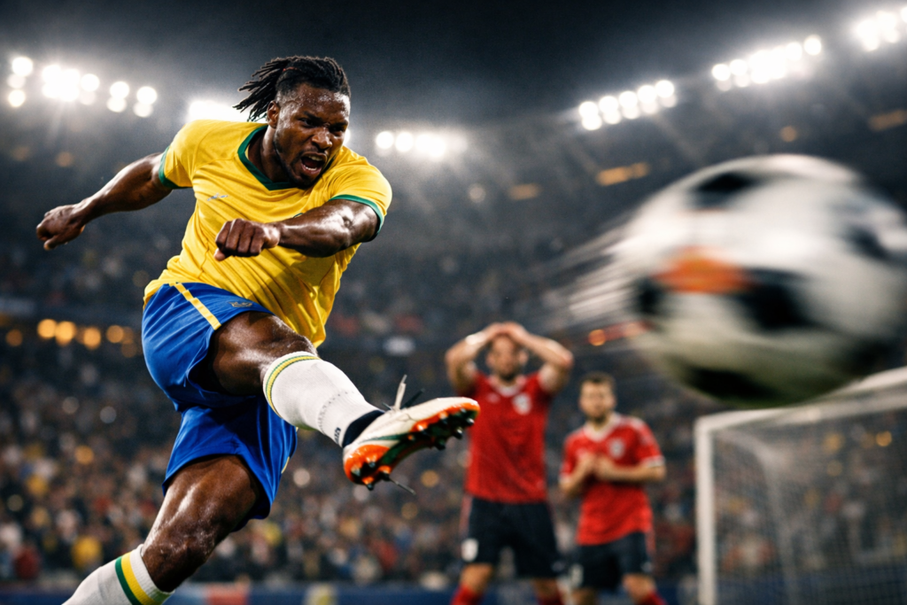 Héroe | Lo sufrió la defensa de Marruecos: El golazo de Vinicius para el empate de Brasil