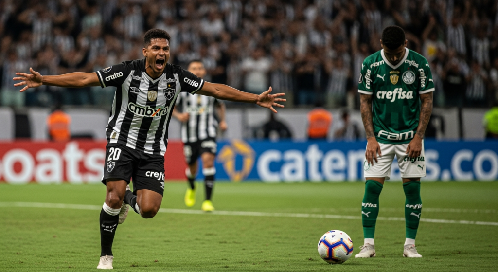 Iván Román vio desde la banca el triunfazo de Atlético Mineiro sobre el súper líder Palmeiras