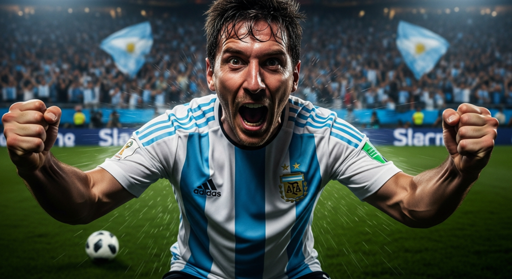 VIDEO | Polémico festejo de Argentina tras eliminar a Inglaterra: Celebró con un mensaje sobre las Islas Malvinas