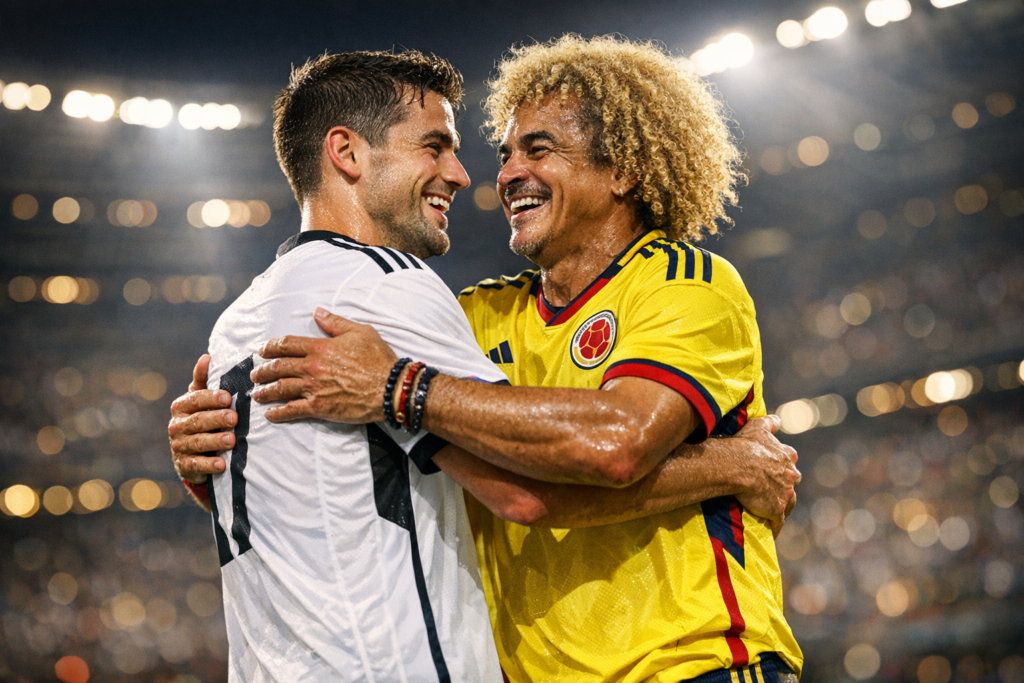 “Llevame para Colo Colo”: El guiño de histórico jugador colombiano a Matías Fernández tras reencuentro