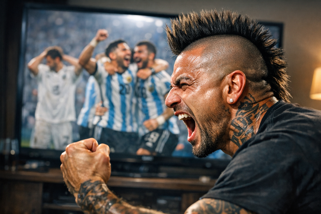 Arturo Vidal festejó el paso de Argentina a la final del Mundial y cargó a Inglaterra: “Cagones”