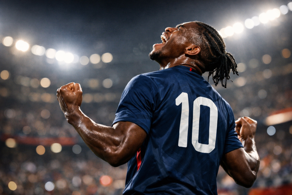 No pudo marcar goles pero se puso la ’10’: Michael Olise dejó atrás a Pelé con increíble récord en un Mundial