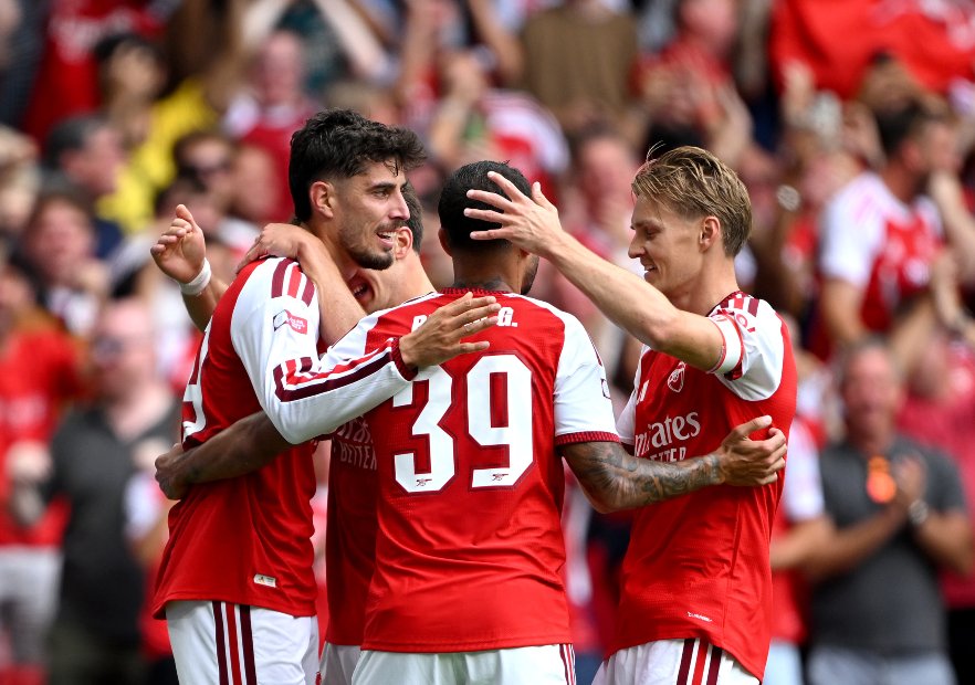 No Guardiola no party: Arsenal goleó a Manchester City y se quedó con la Community Shield