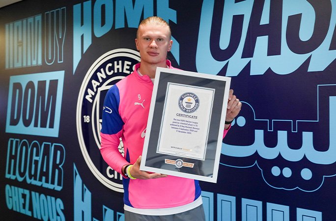 Erling Haaland: Los cuatro récords Guinness que confirman que ya es una leyenda a los 26 años
