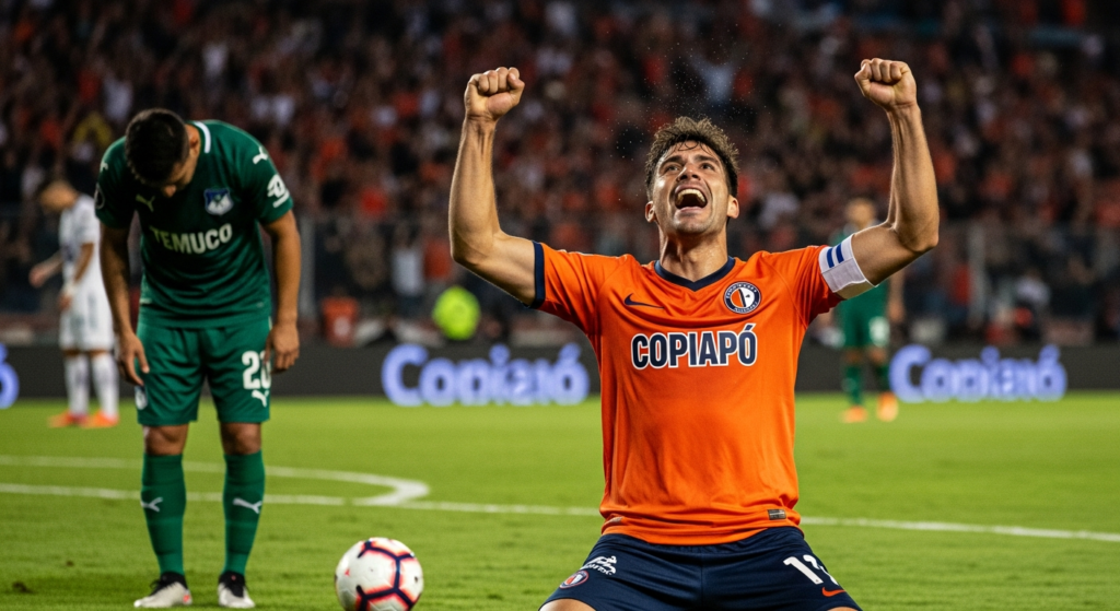 Con hattrick incluido: Deportes Copiapó propinó goleada a domicilio a Temuco en el Ascenso
