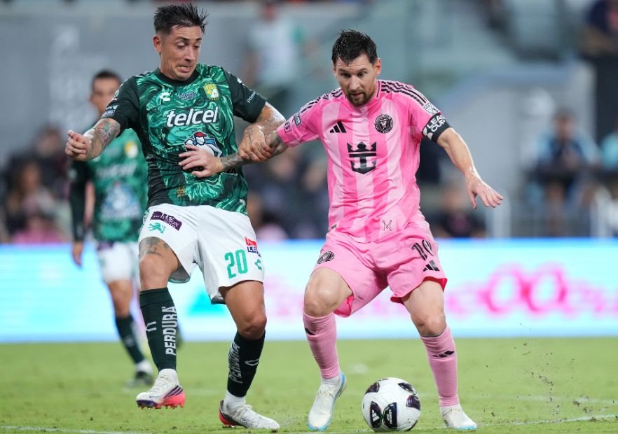 En triste regreso de Messi: León eliminó a Inter Miami de la Leagues Cup con Rodrigo Echeverría y Seba Vegas titulares