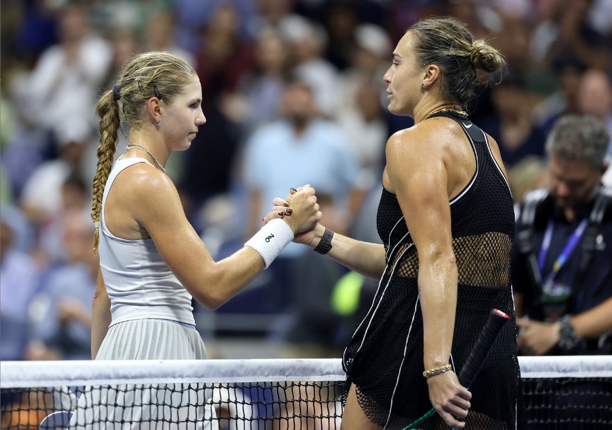 Aryna Sabalenka barrió con Iatcenko y avanzó sin problemas en el US Open