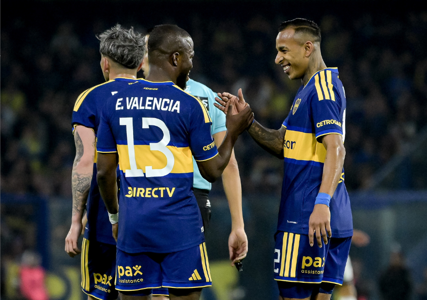 ¡Volvió con todo! Carlos Palacios asistió en victoria de Boca Juniors ante Central Córdoba