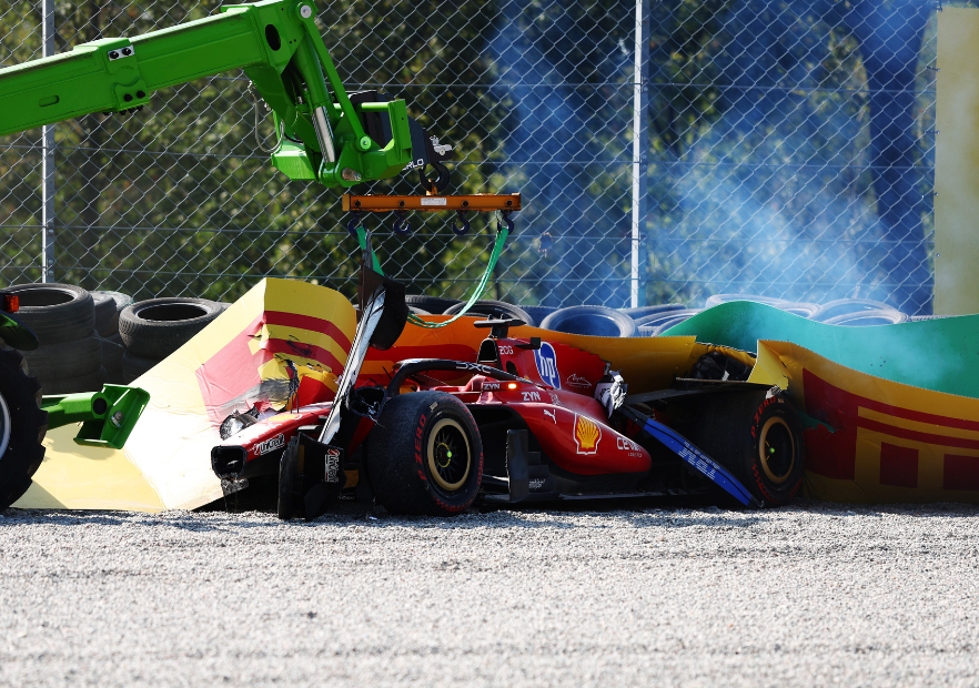Chocó su Ferrari en Monza: Charles Leclerc acelera su recuperación con miras al GP de España de la F1