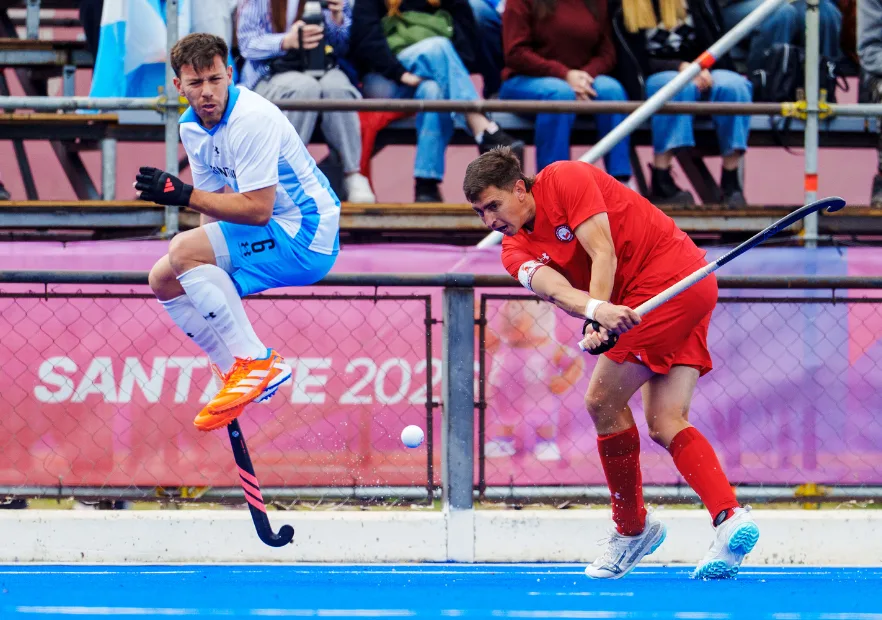 Por duplicado: Argentina impuso su jerarquía ante Chile en las finales de hockey en los Odesur