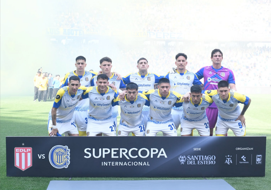 Sin Vicente Pizarro: Rosario Central celebró la Supercopa Internacional a costa de Estudiantes