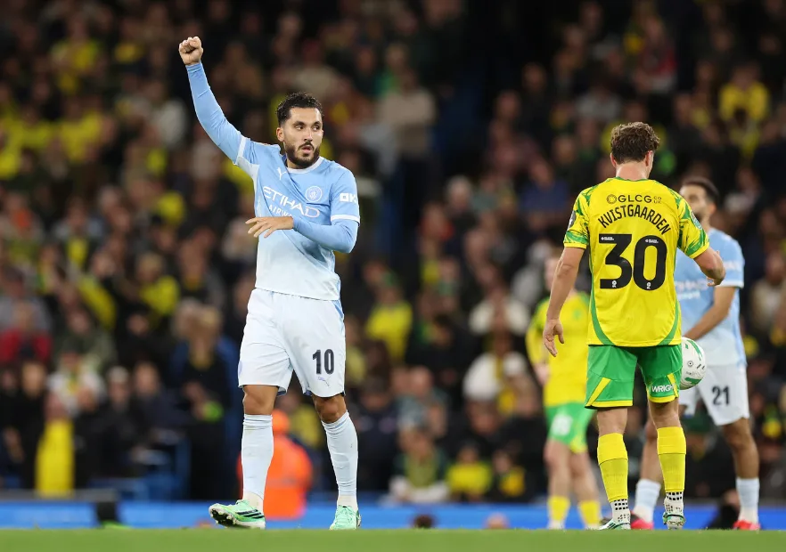 ¡Paliza aplastante! Manchester City goleó a Norwich y selló su boleto en Copa de la Liga de Inglaterra