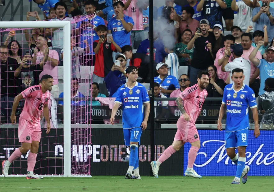 Con gol centenario de Messi: Inter Miami derrotó a Cruz Azul y se proclamó ganador del Campeones Cup
