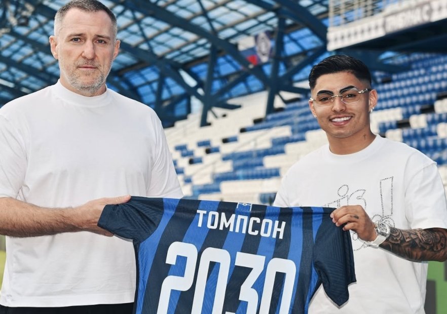 VIDEO | De las polémicas a la cancha: Jordhy Thompson reapareció en Rusia y fue clave con una asistencia