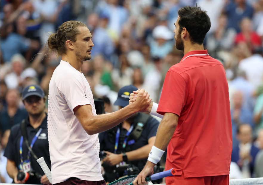 En llamas: Alexander Zverev eliminó a Khachanov y avanzó a la final del US Open